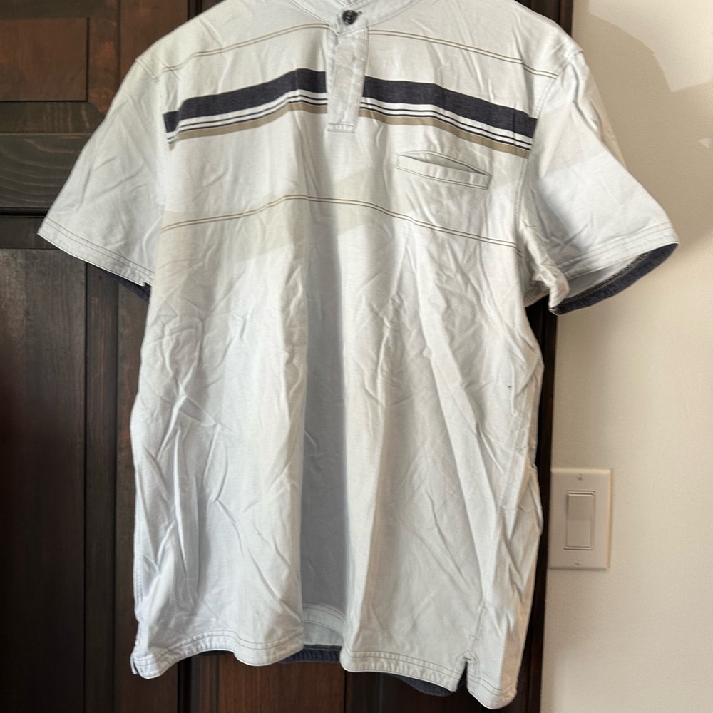 Banana Republic Gray Casual Button Down Shirt